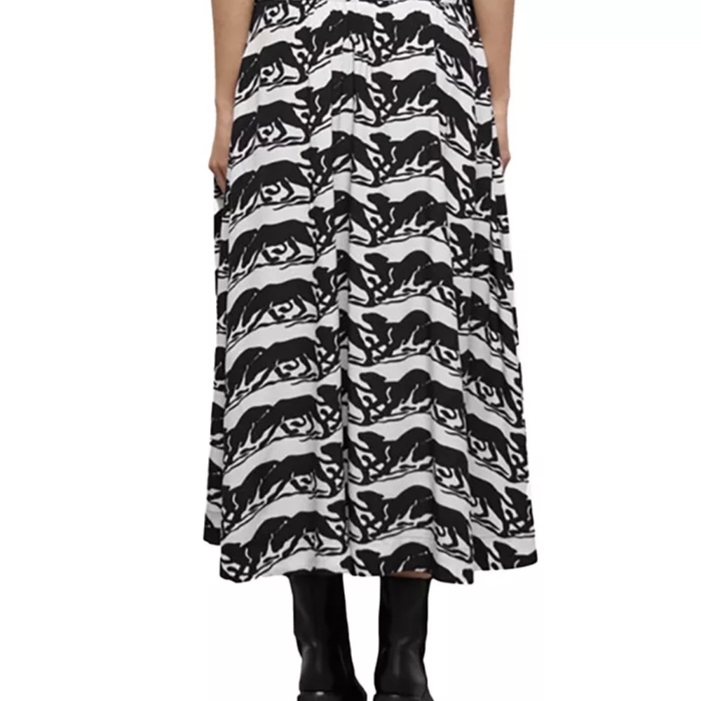 NWT | The Kooples | Wild Panther Print Midi Skirt - Picture 2 of 6